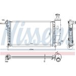 Nissens Wasserkühler PKW 63537A Nissens Wasserkühler PKW 63537A