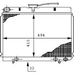 MAHLE Kühler, Motorkühlung CR 232 000P