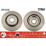 Bremsscheibe Lancia P. Thesis 2.0-3.2 305X28 DF4220 Bremsscheibe Lancia P. Thesis 2.0-3.2 305X28 DF4220