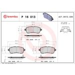 BREMBO Bremsklötze VA P 16 013 BREMBO Bremsklötze VA P 16 013