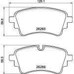 BREMBO Bremsklötze HA P 85 185 BREMBO Bremsklötze HA P 85 185
