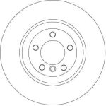 11 482 036 Bremsscheibe HA DF4389S 11 482 036 Bremsscheibe HA DF4389S