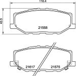 BREMBO Bremsklötze VA P 79 040 BREMBO Bremsklötze VA P 79 040