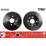 TRW Bremsscheibe DF4438 TRW Bremsscheibe DF4438