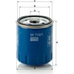 W 716/1 MANN-FILTER Ölfilter W 716/1