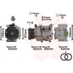 Van Wezel Klimakompressor 1800K171 Van Wezel Klimakompressor 1800K171