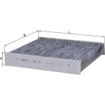 MAHLE Filter, Innenraumluft LAK 155 MAHLE Filter, Innenraumluft LAK 155