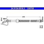 ATE Bremsschlauch 24.5134-0518.3 ATE Bremsschlauch 24.5134-0518.3