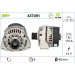 Valeo Lichtmaschine 437491 Valeo Lichtmaschine 437491