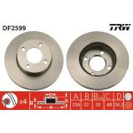 TRW Bremsscheibe DF2599 TRW Bremsscheibe DF2599
