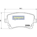 Japanparts Bremsbeläge PP-0907AF Japanparts Bremsbeläge PP-0907AF
