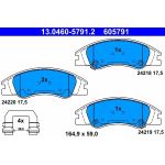 Bremsbelagsatz Kia P. Cerato 1,5-2,0 Crdi 04-09 13.0460-5791.2 Bremsbelagsatz Kia P. Cerato 1,5-2,0 Crdi 04-09 13.0460-5791.2