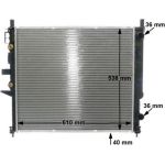 MAHLE Kühler, Motorkühlung CR 554 000S MAHLE Kühler, Motorkühlung CR 554 000S