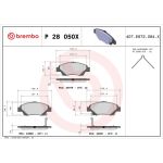 BREMBO Bremsklötze Xtra VA P 28 050X BREMBO Bremsklötze Xtra VA P 28 050X