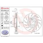 15 481 115 Bremsscheibe VA 09.B742.51 15 481 115 Bremsscheibe VA 09.B742.51