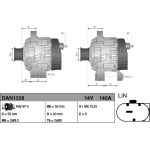 DENSO Generator DAN1328 DENSO Generator DAN1328