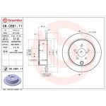 88 482 018 Bremsscheibe HA 08.C661.11 88 482 018 Bremsscheibe HA 08.C661.11