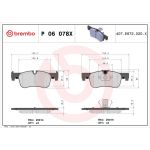 BREMBO Bremsklötze Xtra VA P 06 078X BREMBO Bremsklötze Xtra VA P 06 078X