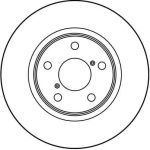 Bremsscheibe Subaru P. Impreza/Legacy 1.5-2.5 89 DF3091 Bremsscheibe Subaru P. Impreza/Legacy 1.5-2.5 89 DF3091