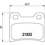 BREMBO Bremsklötze HA P 24 030 BREMBO Bremsklötze HA P 24 030