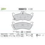 Valeo Bremsbelagsatz 598813 Valeo Bremsbelagsatz 598813