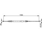 Handbremsseil 1987482491 Handbremsseil 1987482491