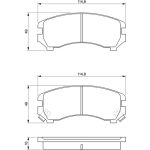0 986 493 450 Bosch Bremsbelagsatz 0 986 493 450 0 986 493 450 Bosch Bremsbelagsatz 0 986 493 450