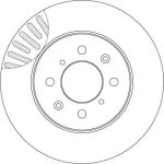 Bremsscheibe Honda P. Jazz 02-/08-/City 08- 258Mm Höhe. 39,2 Mm DF4825 Bremsscheibe Honda P. Jazz 02-/08-/City 08- 258Mm Höhe. 39,2 Mm DF4825