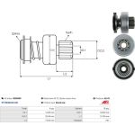 FREILAUFGETRIEBE, STARTER SD0095P FREILAUFGETRIEBE, STARTER SD0095P