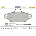 VALEO Bremsbeläge 302093