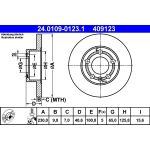 Bremsscheibe Vw T. Golf 4 97 24.0109-0123.1 Bremsscheibe Vw T. Golf 4 97 24.0109-0123.1