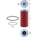 OX 92D MAHLE Ölfilter OX 92D, Filtereinsatz, Höhe 153 mm – u. a. für Mercedes-Benz E-Klasse (W124), S-Klasse (W140), SL (R129) – OE Nummer 0011849025 - l