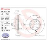 15 481 098 Bremsscheibe VA 09.B344.41