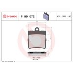 BREMBO Bremsklötze HA P 50 072 BREMBO Bremsklötze HA P 50 072
