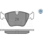 025 216 7720/PD MEYLE Bremsbelagsatz BMW E39 520-540 -10/96 025 216 7720/PD MEYLE Bremsbelagsatz BMW E39 520-540 -10/96