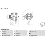 Lichtmaschine 0 986 083 700