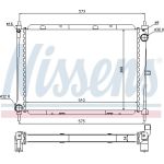 Nissens Wasserkühler PKW 68729 Nissens Wasserkühler PKW 68729