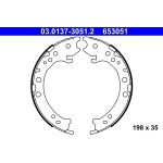 ATE Bremsbackensatz Feststellbremse 03.0137-3051.2 ATE Bremsbackensatz Feststellbremse 03.0137-3051.2