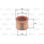 Valeo Luftfilter 585621 Valeo Luftfilter 585621