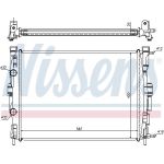 Nissens Wasserkühler PKW 63765A Nissens Wasserkühler PKW 63765A
