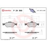BREMBO Bremsklötze VA P 24 055 BREMBO Bremsklötze VA P 24 055