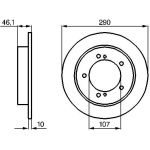 Bremsscheibe VA 0 986 478 539 Bremsscheibe VA 0 986 478 539