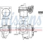 Nissens Drosselklappenstutzen 955171 Nissens Drosselklappenstutzen 955171
