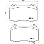 BREMBO Bremsklötze VA P 56 047 BREMBO Bremsklötze VA P 56 047