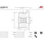 AFP0007(V) AS-PL Lichtmaschinenfreilauf AFP0007(V)