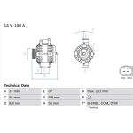 Lichtmaschine 0 986 046 300