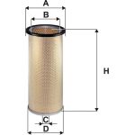 Filtron Sekundärluftfilter AM 404/2W Filtron Sekundärluftfilter AM 404/2W