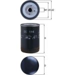 Mahle Original Ölfilter OC 114 Mahle Original Ölfilter OC 114