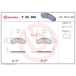 BREMBO Bremsklötze HA P 56 069 BREMBO Bremsklötze HA P 56 069