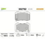 VALEO Bremsbeläge 302762 VALEO Bremsbeläge 302762